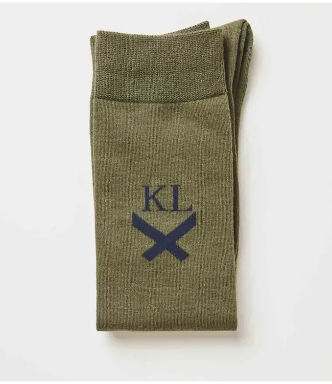 KL 'WANIA' LADIES COOLMAX SOCKS - Olive Green Nigh