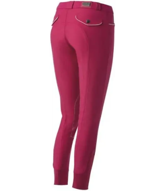 EQUITHEME 'VERONA' LADIES BREECHES - Raspberry