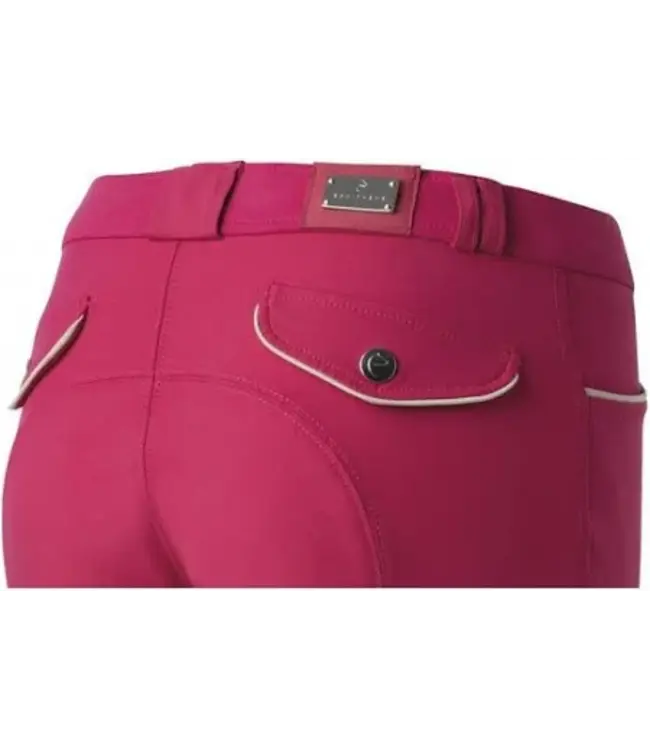 EQUITHEME 'VERONA' LADIES BREECHES - Raspberry