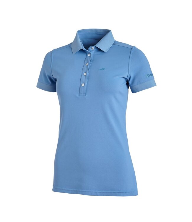 SCHOCKEMOHLE 'MADLIN' LADIES SS POLO - Cloud Blue