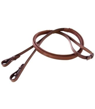 Celtic Equine CELTIC EQUINE RUBBER GRIP REINS FULL GRAIN LEATHER - Brown
