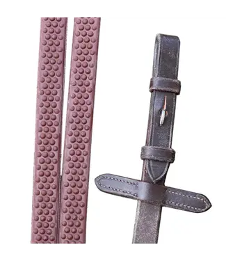 Mackey MACKEY LEGEND SUPER GRIP REINS - Brown
