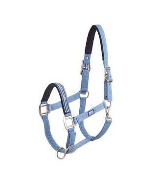 Schockemohle SCHOCKEMOHLE 'MEMPHIS' NYLON HEADCOLLAR - Cloud Blue