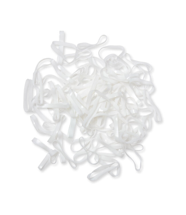GLAS EQUINE PLAITING BANDS - White