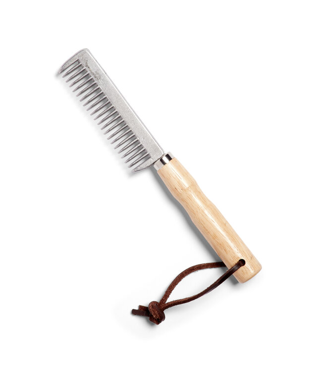 GLAS EQUINE WOODEN MANE PULLING COMB