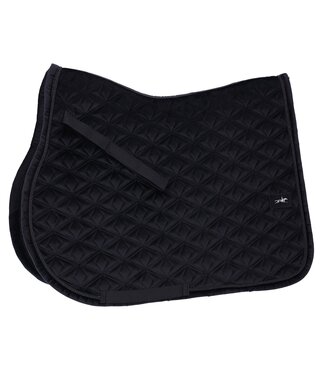 Schockemohle SCHOCKEMOHLE AW25 SP VELVET S STYLE SADDLE PAD - Dark Grey Schockemohle SCHOCKEMOHLE AW25 SP VELVET S STYLE SADDLE PAD - Dark Grey