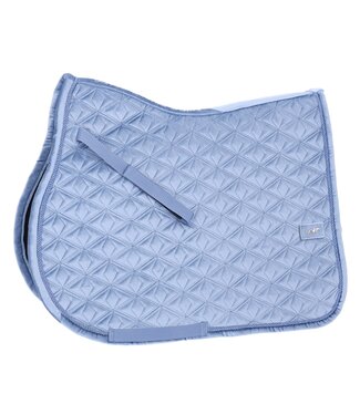 Schockemohle SCHOCKEMOHLE AW25 SP VELVET S STYLE SADDLE PAD - Milky Blue Schockemohle SCHOCKEMOHLE AW25 SP VELVET S STYLE SADDLE PAD - Milky Blue