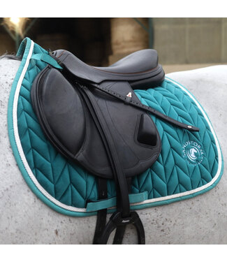 Sandstorm Equestrian SANDSTORM VELVET SADDLE PAD GP - Teal