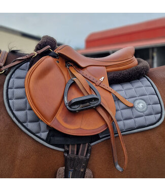 Sandstorm Equestrian SANDSTORM MESH-AIR SADDLE PAD CLOSE CONTACT - Grey