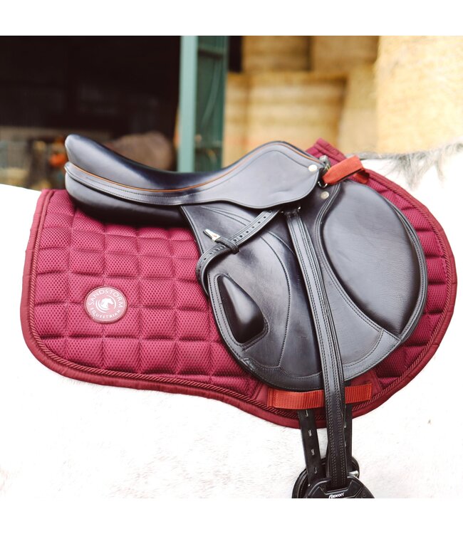 SANDSTORM MESH-AIR SADDLE PAD CLOSE CONTACT - Bordeaux
