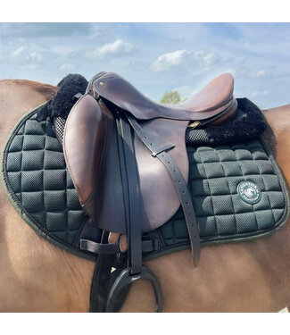 Sandstorm Equestrian SANDSTORM MESH-AIR SADDLE PAD CLOSE CONTACT - Hunter Green