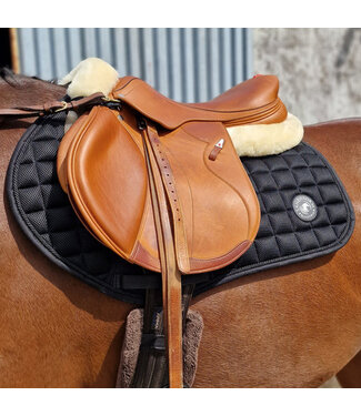 Sandstorm Equestrian SANDSTRM MESH-AIR SADDLE PAD CLOSE CONTACT - Black