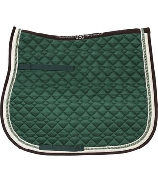 USG USG QUILTED GENERAL PURPOSE SADDLEPAD - Green/Brown