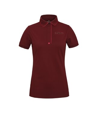 Kingsland KINGSLAND 'OLENA' LADIES TEC PIQUE POLO SHIRT - Burgundy