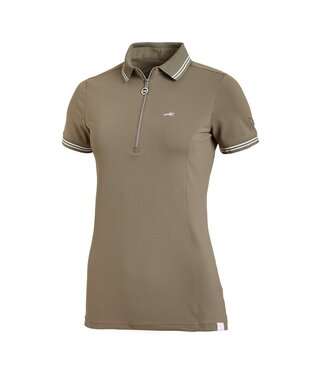 Schockemohle SCHOCKEMOHLE 'FLORINA' LADIES SS POLO - Olive
