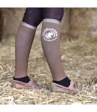 Sandstorm Equestrian SANDSTORM SHOW SOCKS - Brown