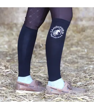 Sandstorm Equestrian SANDSTORM SHOW SOCKS - Black
