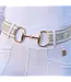 Sandstorm Equestrian SANDSTORM GOLD LOGO SNAFFLE BELT - Beige