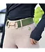 Sandstorm Equestrian SANDSTORM GOLD SNAFFLE BELT - Olive Green