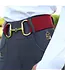 Sandstorm Equestrian SANDSTORM GOLD SNAFFLE BELT - Burgundy