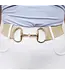 Sandstorm Equestrian SANDSTORM GOLD SNAFFLE BELT - Beige