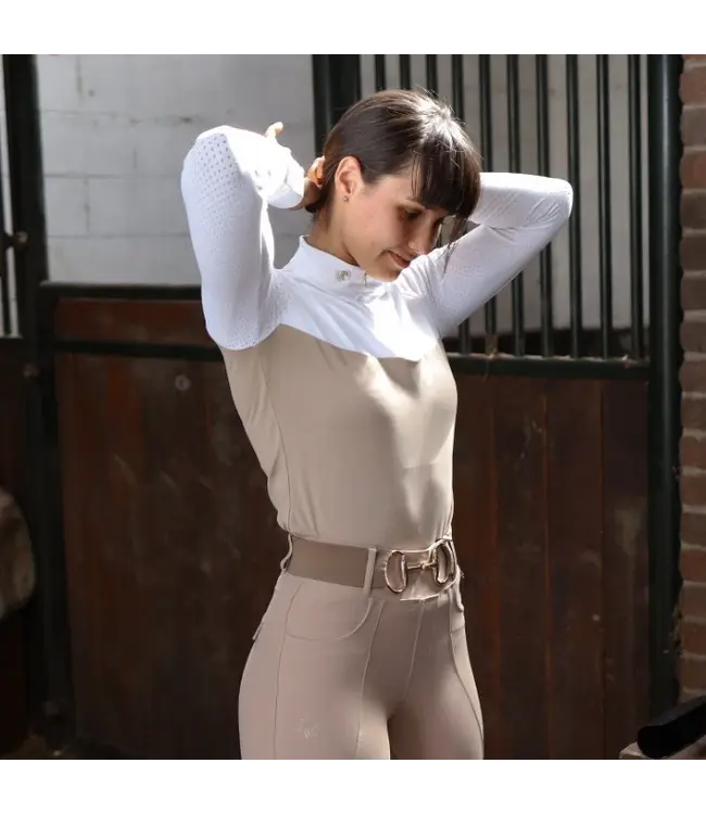 SANDSTORM GOLD SNAFFLE BELT - Taupe