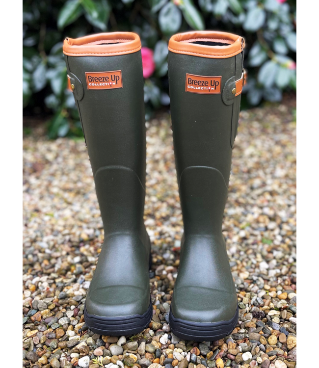 BREEZE UP NEOPRENE  'HEATH' BOOT  - Olive Green