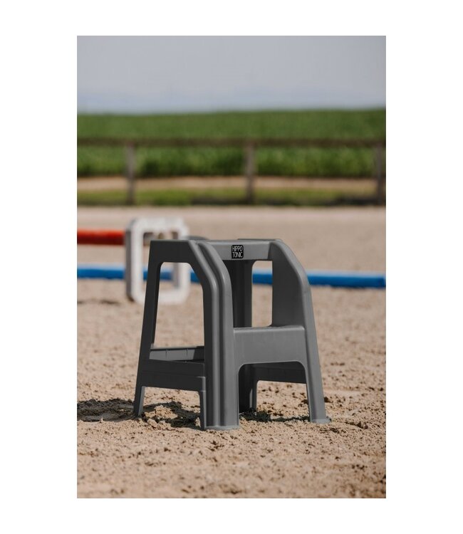 HIPPOTONIC TWO STEP MOUNTING BLOCK - Grey