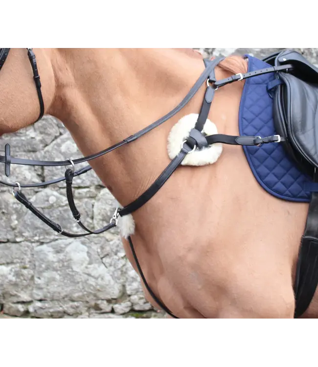 MACKEY CLASSIC 5-POINT BREASTPLATE - Black