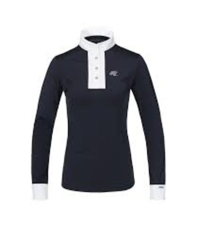 KINGSLAND 'ONNA' LADIES LS SHOW SHIRT - Navy