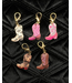 COWBOY BOOT BRIDLE CHARM