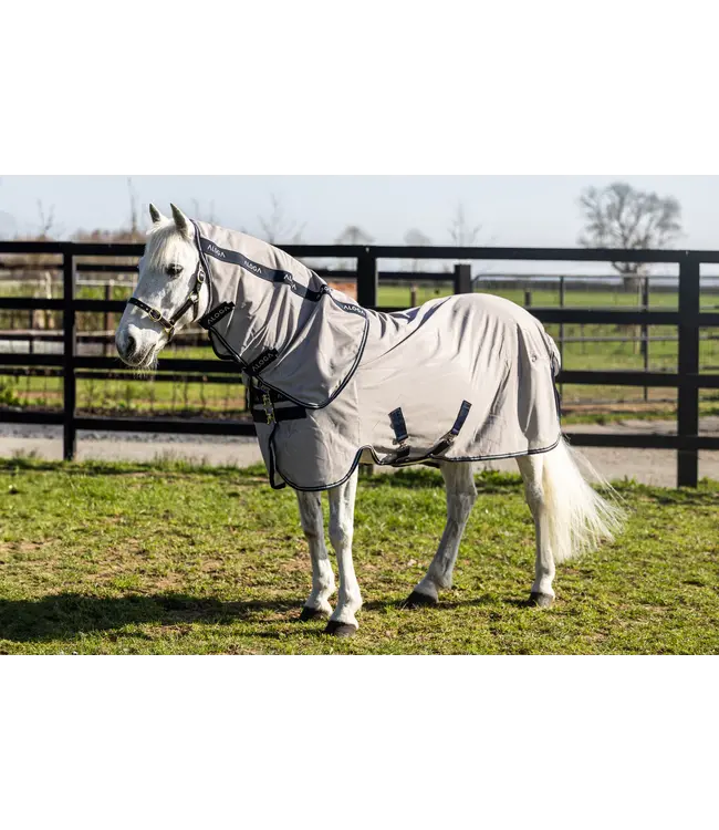 ALOGA PONY FLY SHEET - Grey & Navy