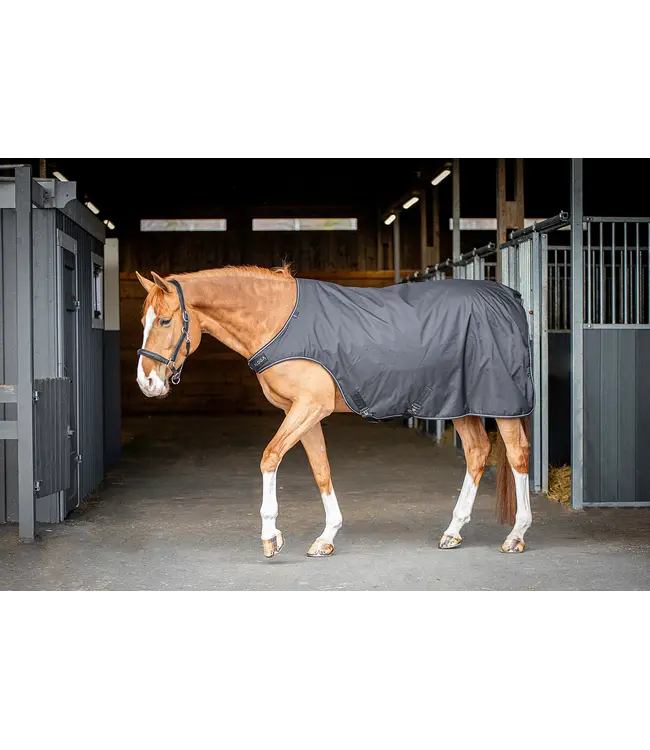 ALOGA WALKER BLANKET - Black & Silver