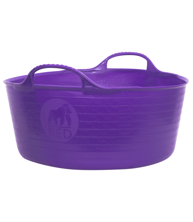 RED GORILLA SMALL SHALLOW TUB - 15L