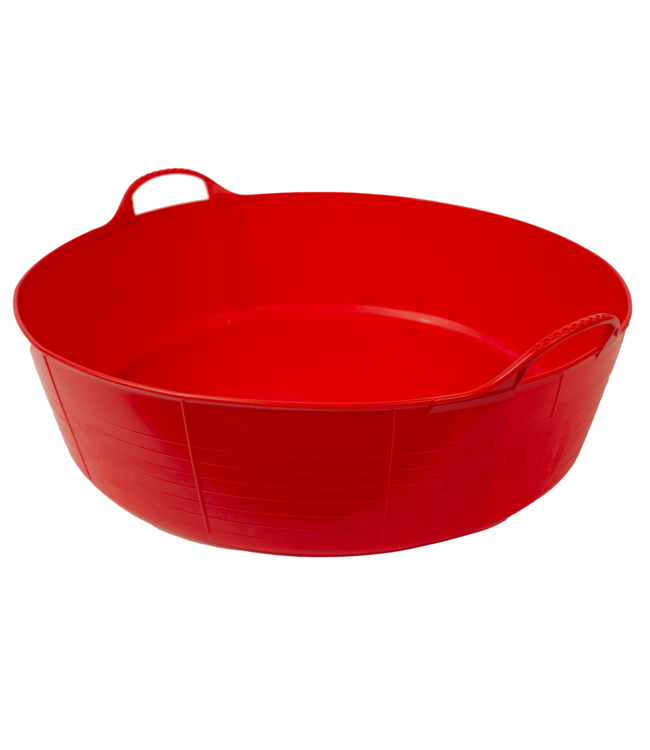 RED GORILLA LARGE SHALLOW TUB - 35L