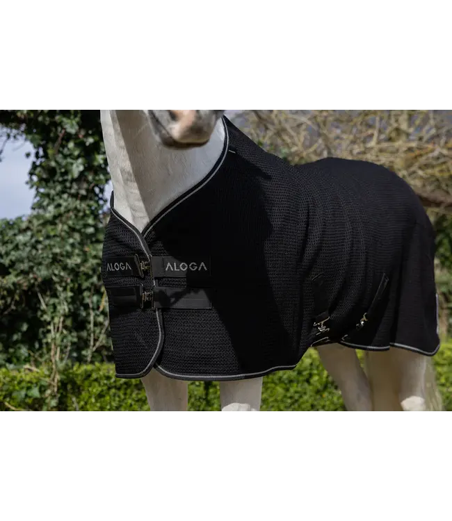 ALOGA PONY WAFFLE COOLER - Black & Navy
