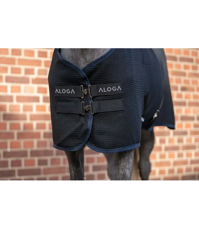 ALOGA PONY WAFFLE COOLER - Black & Navy