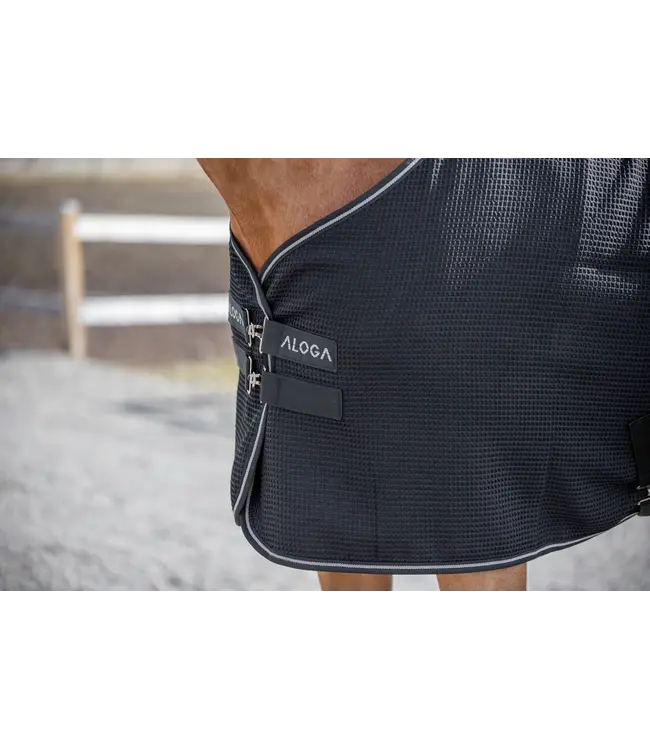 ALOGA WAFFLE COOLER - Navy & Silver