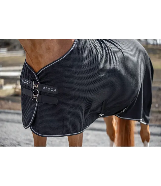 ALOGA WAFFLE COOLER - Navy & Silver