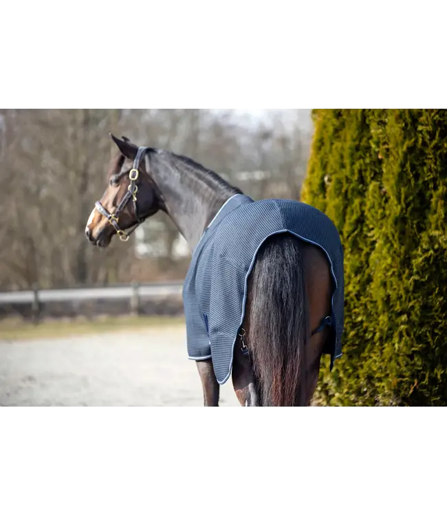 ALOGA WAFFLE COOLER - Navy & Silver
