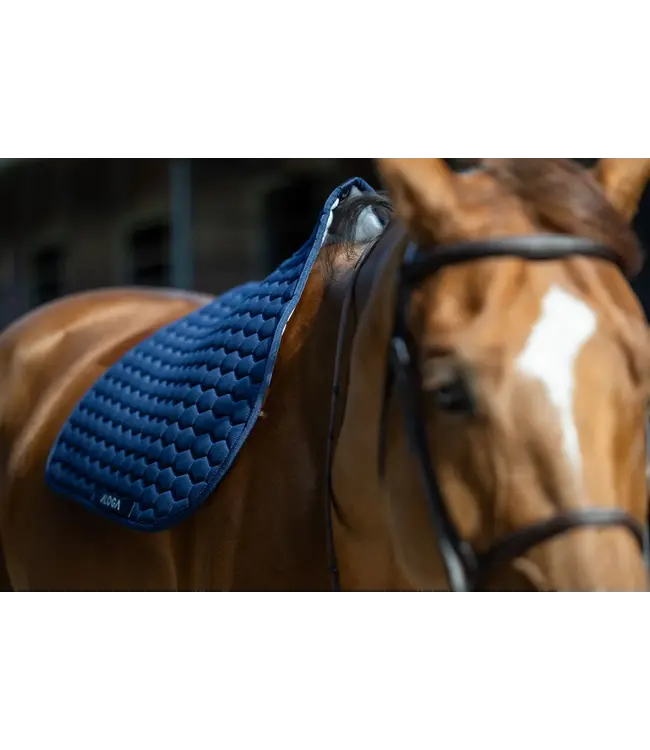ALOGA JUMPING SADDLE PAD - Black & Mint