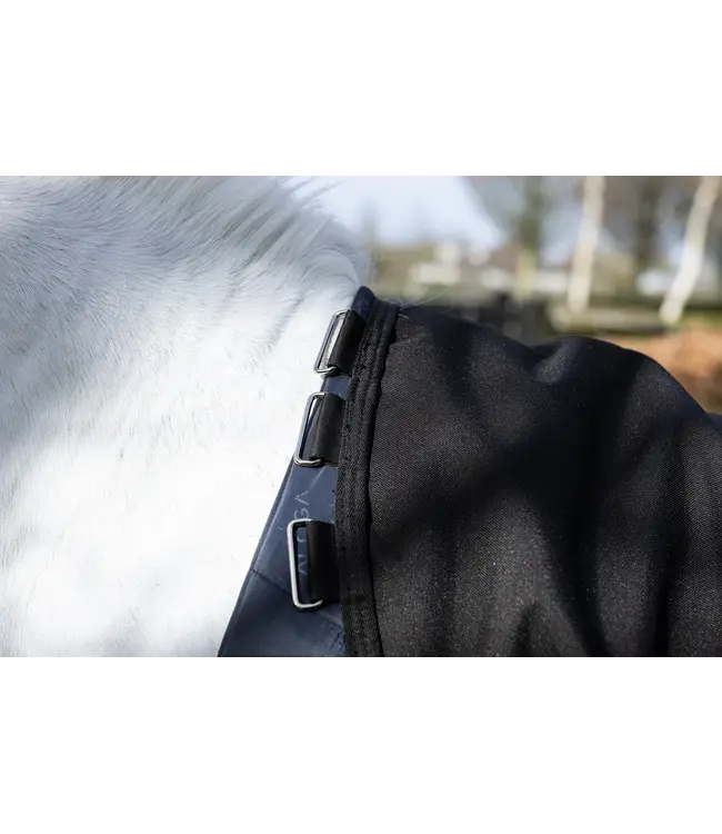 ALOGA PONY PRO TURNOUT 200g & HOOD - Black & Orange