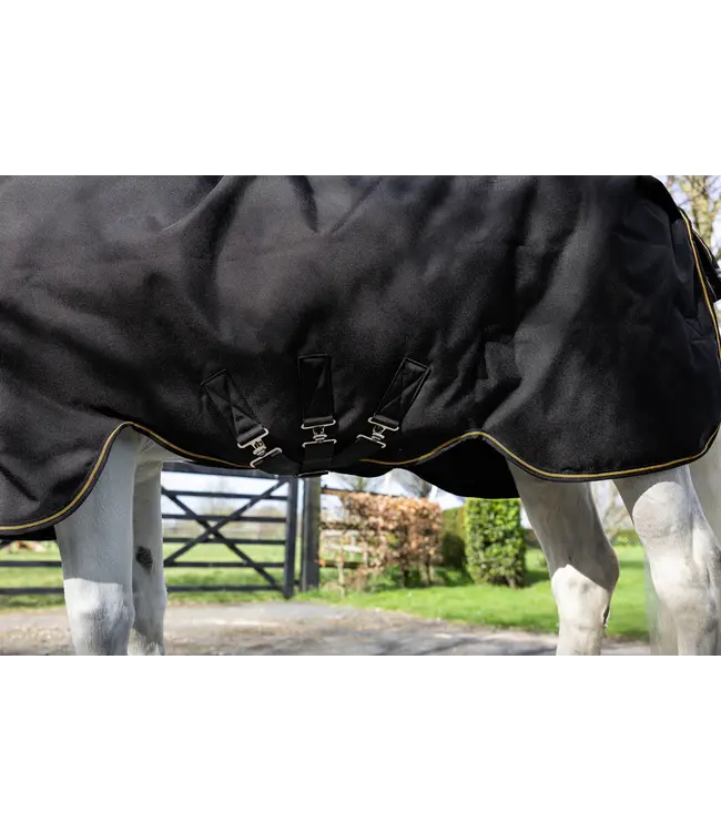 ALOGA PONY PRO TURNOUT 200g & HOOD - Black & Orange