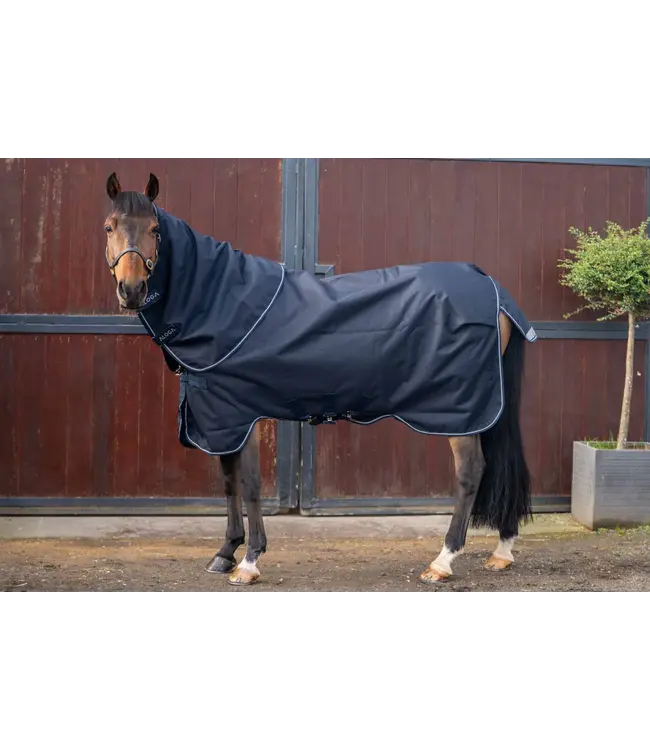 ALOGA PONY PRO TURNOUT 0g & HOOD - Navy & Silver