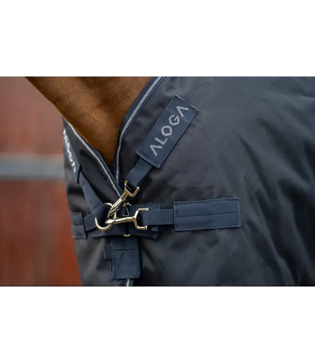 ALOGA PONY PRO TURNOUT 0g & HOOD - Navy & Silver
