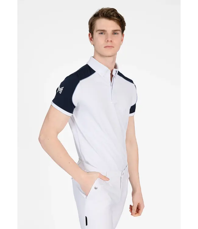 MAXIMILIAN PIVOT SHOW SHIRT - White/Navy