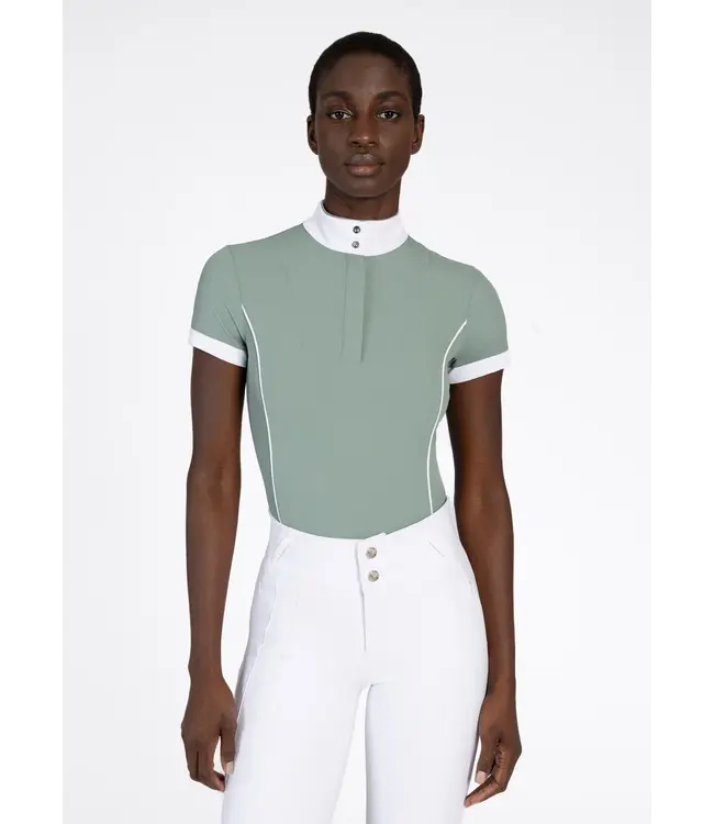 MAXIMILIAN NOVA SHORT SLEEVE SHOW SHIRT - Mint