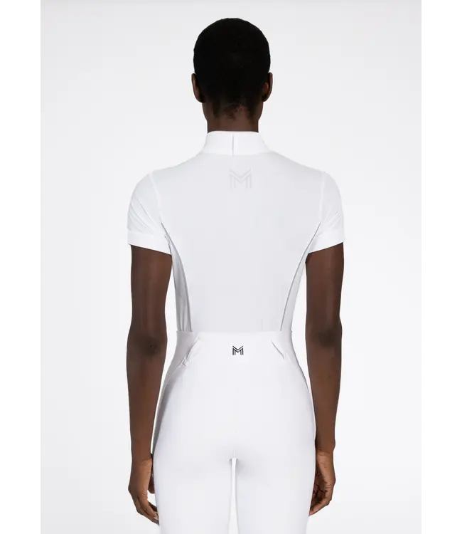 MAXIMILIAN NOVA SHORT SLEEVE SHOW SHIRT - White