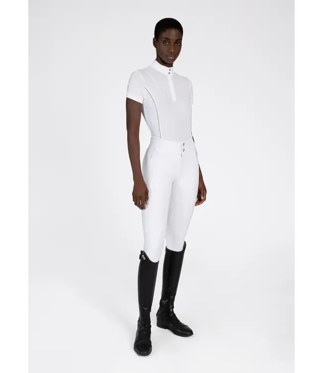 MAXIMILIAN NOVA SHORT SLEEVE SHOW SHIRT - White