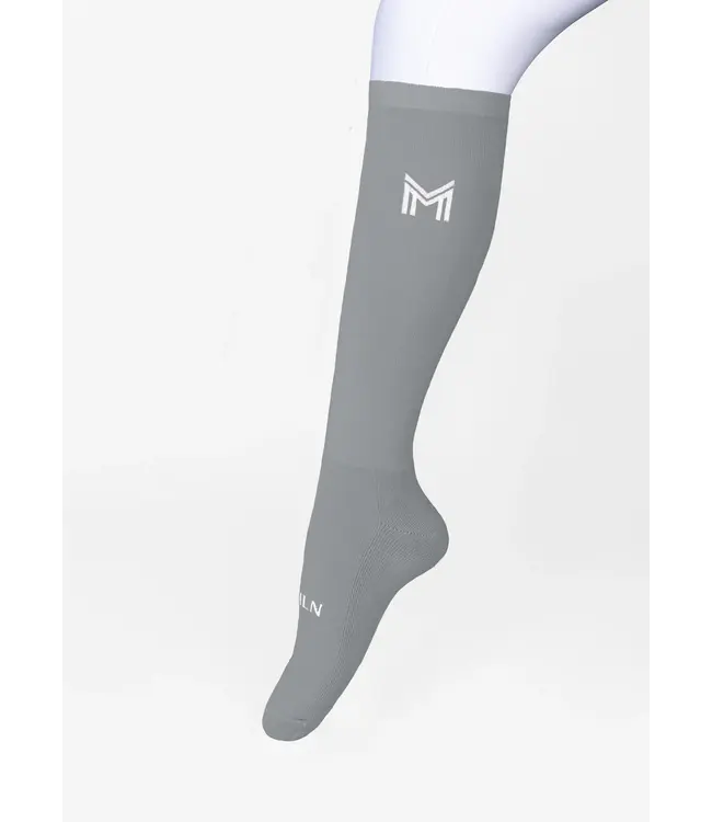 MAXIMILIAN FLAG RIDING SOCKS - Titanium